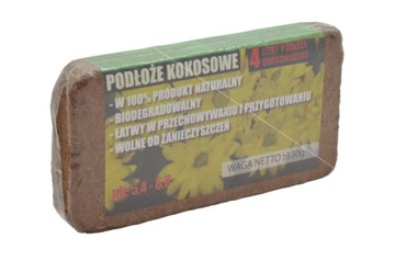 Podłoże kokosowe, brykiet 330 g x 48 szt