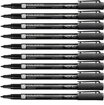 Foliopis Rystor Marker Do Płyt CD 1,0 mm M Czarny