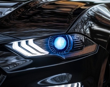 Светодиодная система подсветки линз RGB Bluetooth Devil Eyes для автомобиля