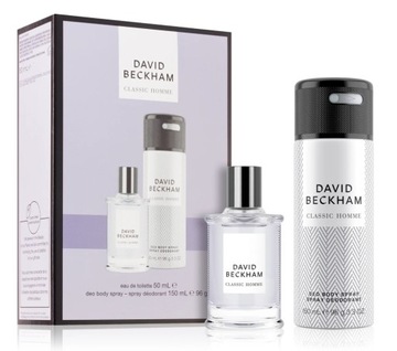 DAVID BECKHAM CLASSIC HOMME Zestaw Kosmetyków EDT 50ml + Dezodorant męski