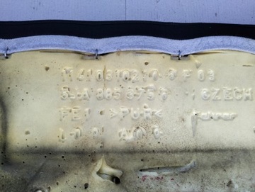 POHOVKA ZADNÍ SEDAČKA SKODA RAPID 5JA885375 SEDAN