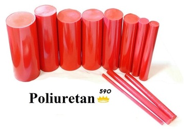 Полиуретан Fi20 80Sha Красный вал токарного станка