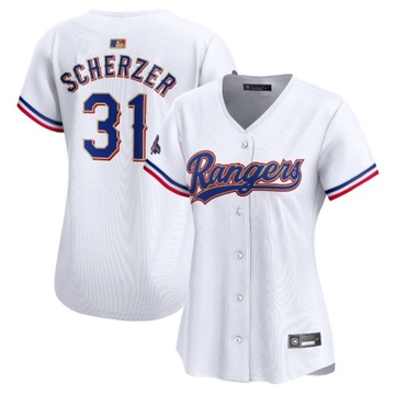Biała koszulka zawodnika Texas Rangers 2024 ze złotej kolekcji, limitowana, 3XL