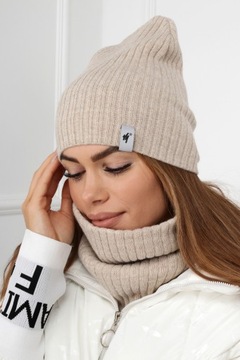 Smurfette Hat Beanie Light Plock Beige 2427