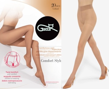 Rajstopy Gatta Comfort Style 20 den mat visone- 4