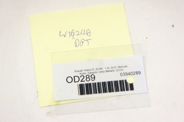OD289 SUZUKI VITARA III SVAZEK DVEŘE PRAVÝ ZADNÍ