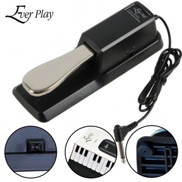 SP-01 Sustain Pedal - pedał podtrzymania do pianina Ever Play + Egg shaker