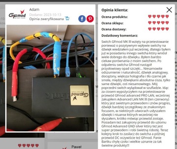 GFmod Advanced Pro MK3 — аудиокабель питания