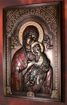 ИКОНА БОЖЬЕЙ МАТЕРИ КРЕЩЕНИЕ ПОДАРОК ​​МАТЕРИ