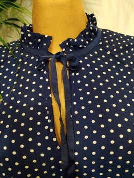 Lykkelig koszula elegancka bluzka retro Vintage 38