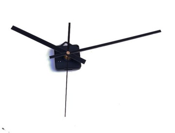 MDK Mechanizm zegarowy CICHY wskazówki DŁUGIE 42cm