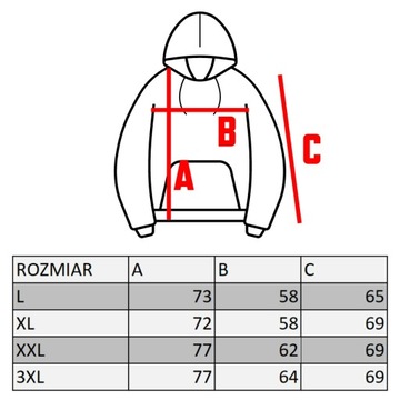 Bluza jesienna rozpinana bawełniana BASTION XXL