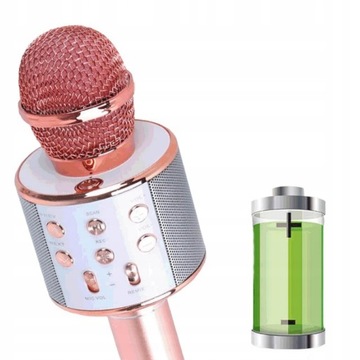 MIKROFON BEZPRZEWODOWY KARAOKE BLUETOOTH GŁOŚNIK