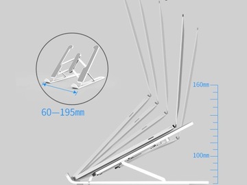 Сверхлегкая подставка для ноутбука MACBOOK ЧЕРНАЯ