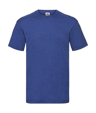 KOSZULKA FRUIT OF THE LOOM TSHIRT HeatherRoyal 2XL
