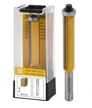 ПРЯМАЯ РЕЗКА ПО ДЕРЕВО С ПОДШИПНИКОМ, ХВОСТОВИК 8 мм