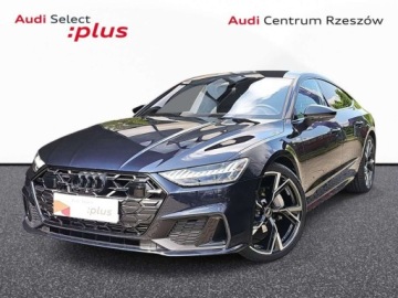 Audi A7 C8 Sportback Facelifting 2.0 45 TFSI 265KM 2025 Audi A7 Sportback skretna tylna os, kamery 360, hak, BO, matrix, ogrzewani