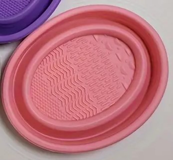 Складная мойка, миска для мытья косметических кистей и спонжей.