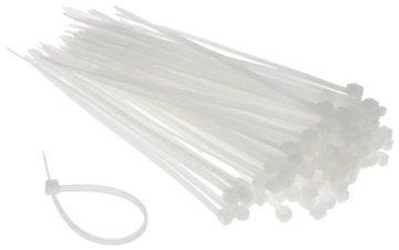 OPASKA ZACISKOWA KABLOWA 300x3,6 100szt biała UV