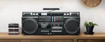 БУМБОКС КАССЕТНЫЙ РАДИО AUX IN BLUETOOTH Видеомагнитофон MUSE M-380 GB GHETTO