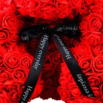 Подарок на День матери МИШКА С РОЗАМИ ПОДАРОК ​​НА День матери День матери XL + ИМЯ