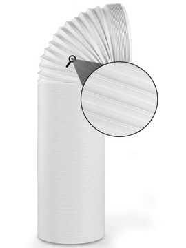 ТРУБА ДЛЯ ПЕРЕНОСНОГО КОНДИЦИОНЕРА 15см 3м БЕЛАЯ