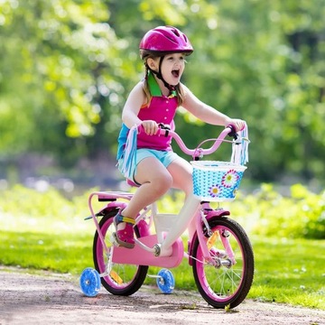 СВЕТОДИОДНЫЕ БОКОВЫЕ КОЛЕСА ДЛЯ ВЕЛОСИПЕДА 12–20 ДЮЙМОВ, СТАБИЛИЗАТОРЫ ВЕЛОСИПЕДА, СИНИЕ