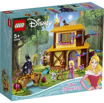 LEGO 43188 DISNEY PRINCESS - LEŚNA CHATKA AURORY