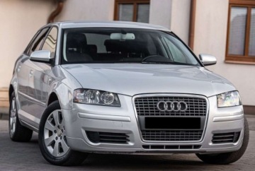 Audi A3 8P Hatchback 3d 1.9 TDI 105KM 2005 Audi A3 Sportback 1.9TDI 105KM Climatron Alu Full Serwis Aso NOWY ROZRZAD
