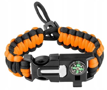NEO ZESTAW SURVIVALOWY 8 W 1 MULTITOOL NÓŻ LATARKA KRZESIWO KOMPAS 63-154