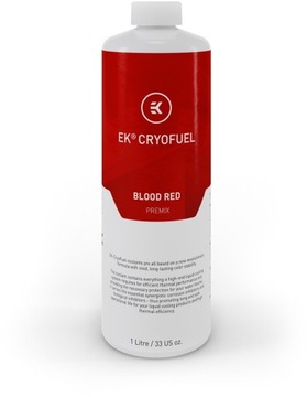 EK Water Blocks EK-CryoFuel 1000mL - Blood Red Płyna chłodzący