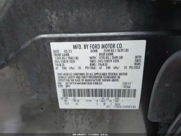 Ford Edge II 2015 Ford Edge 3.5 V6 benzyna 280KM 4X4 wersja TITANIUM ,od ubezpieczyciela, zdjęcie 15