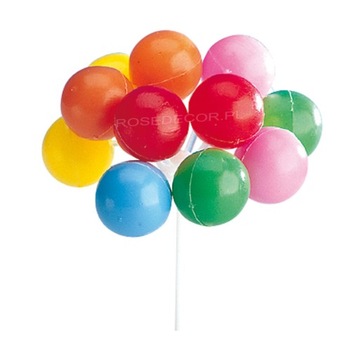 Topper KULE BALONY Ozdoba na tort