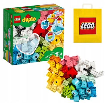 LEGO Duplo Moje Pierwsze Klocki Pudełko z Serduszkiem dla dzieci 1,5+
