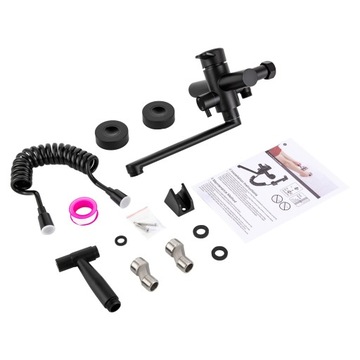 НАСТЕННЫЙ КУХОННЫЙ Смеситель 2В1 С ГИБКИМ ПИСТОЛЕТОМ