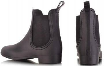 КОМФОРТНЫЕ КОРОТКИЕ ЖЕНСКИЕ БОТИНКИ С МАТОВОЙ РЕЗИНОЙ