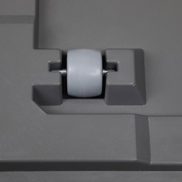 Ящик KARO ECO RECYC на колесах. 80x40 АНТРАЦИТ