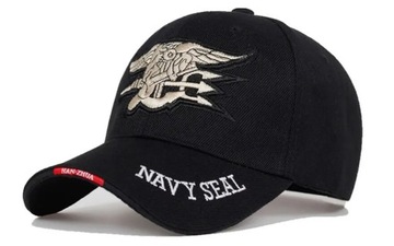 CZAPKA Z daszkiem BEJSBOLÓWKA NAVY SEAL WOJSKOWA czarna