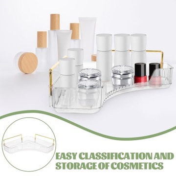 Органайзеры на столешницу в ванную для хранения косметики.