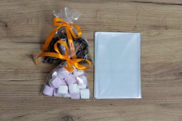 Пакеты для подарков из целлофановой фольги 25х35 см 100 шт.