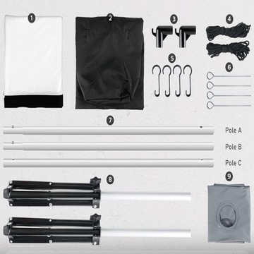 Портативный проекционный экран 120 дюймов 16:9, выдвижной FULL HD 4K + БЕСПЛАТНАЯ подставка