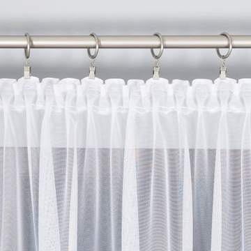 Długa FIRANKA ŻAKARDOWA NA TAŚMIE wys. 220x600 cm