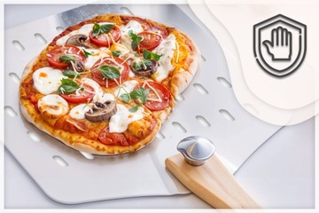 ПОКУПОЧНЫЙ ПОДДОН ДЛЯ ПИЦЦЫ ПЕРФОРИРОВАННЫЙ ПОДДОН ДЛЯ ПОКУПАТЕЛЯ НЕРЖАВЕЮЩАЯ СТАЛЬ INOX PROFESSIONAL