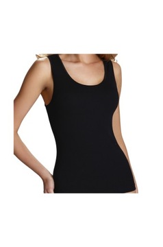 KOSZULKA CLARISSA, SZEROKIE RAMIĄCZKO M Czarny