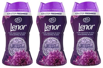 LENOR PEREŁKI ZAPACHOWE AMETHYST & FLORAL BOUQUET 3x140g