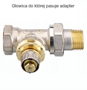 Adapter redukcja Danfoss RTD-N M30x1,5 Szary