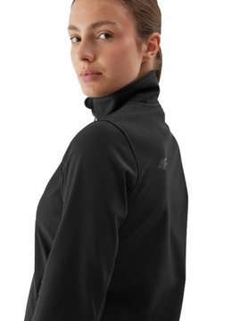 4F Kurtka softshell wiatroodporna damska czarna rozmiar XXL