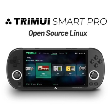 Портативная игровая консоль Trimui Smart Pro с 4,96-дюймовым IPS-экраном, Linux-система, 256G