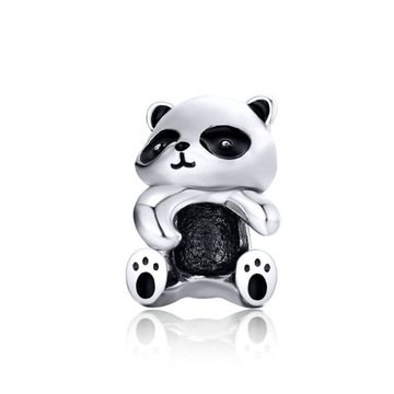 G133 Panda charms beads srebro 925