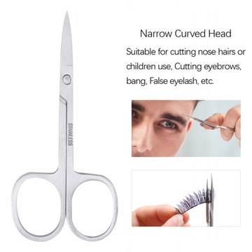 4/6Pcs Eyebrow Hair Removal Tweezers Stainles